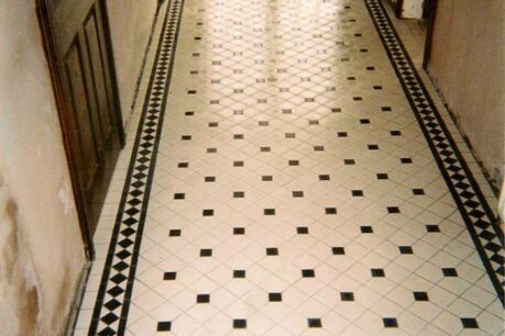 White Tile Flooring