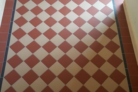 Hallway Tiles Victorian Red