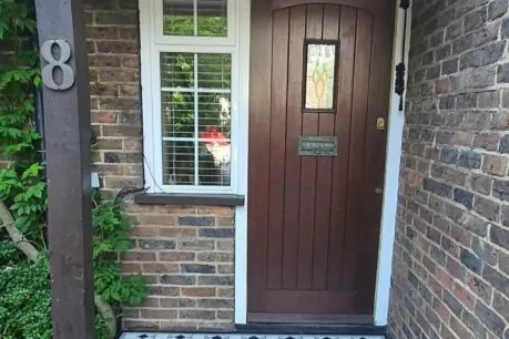 Victorian Tiles Door