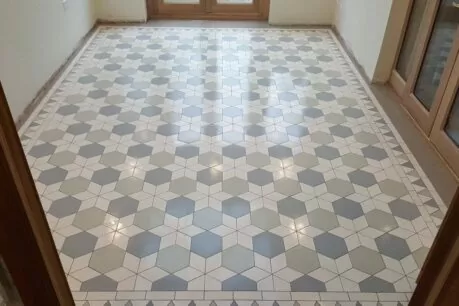 Geometric Tiles Porch