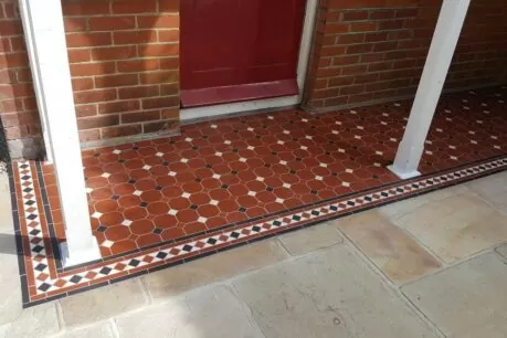 Porch Tiles in Red