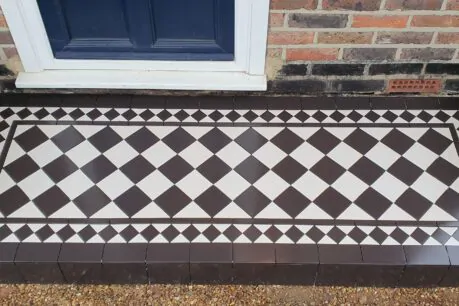 Porch Tile Installation